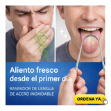Nuevo Raspador de Lengua de Acero Inoxidable
