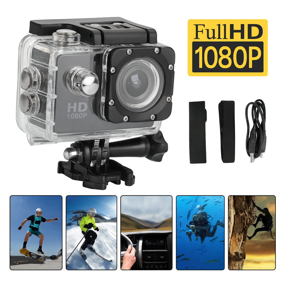 NUEVA CÁMARA DEPORTIVA FULL HD 1080P