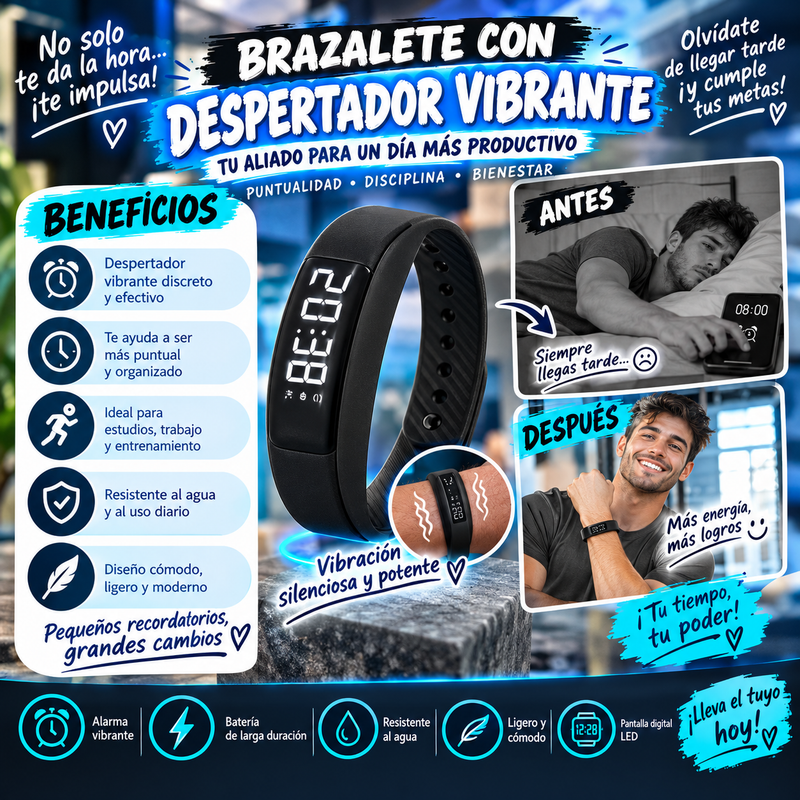 Reloj Inteligente Deportivo con Contador de Pasos