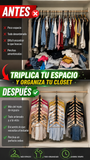 Nuevo 18 Gancho Conector Apilable Para Ropa