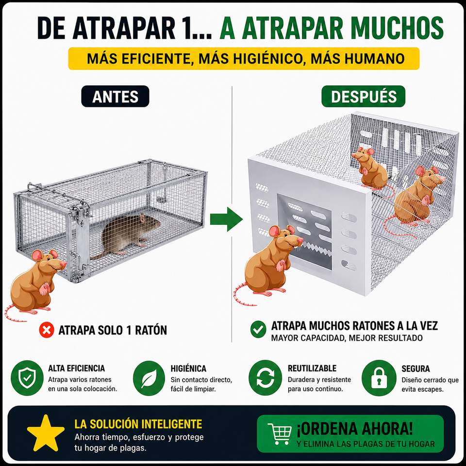 Nueva Trampa para Multiples Ratones