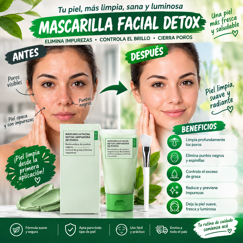 Nuevo Mascarilla Puré de Tomate Verde