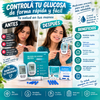 Nuevo Glucómetro para Monitoreo de Azúcar en Sangre con Tiras y Lancetas