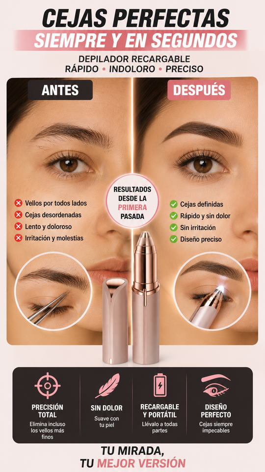 Nuevo Recortador Facial Compacto y Preciso