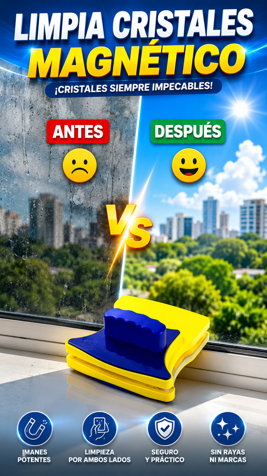 Limpiador Magnético de Vidrios Pro
