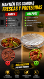 Nuevas Tapas Reutilizables Aluminio para Tazones