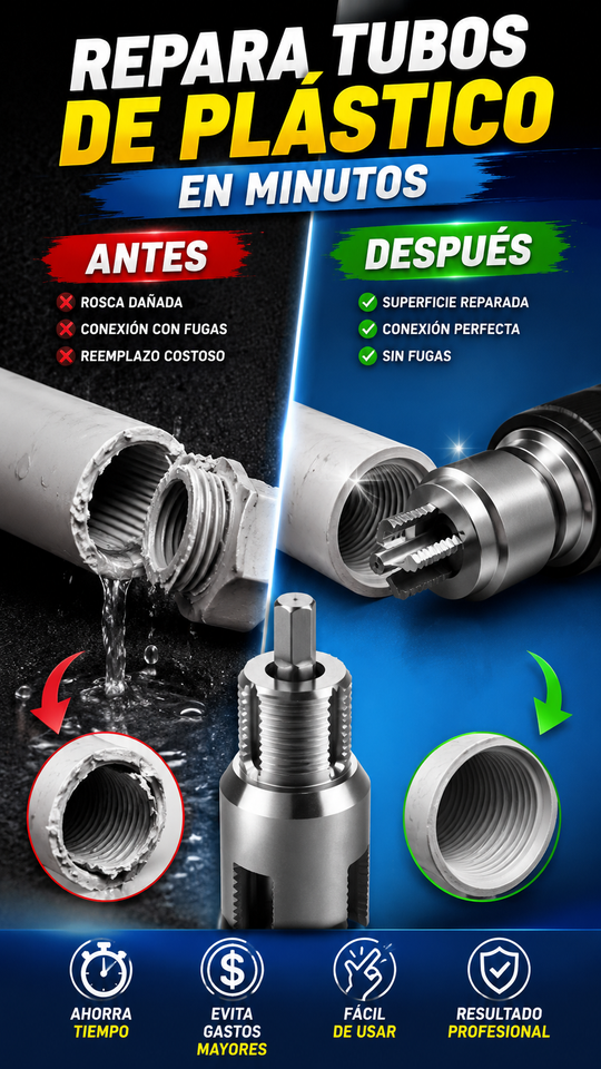 Nuevo Juego Roscador para Tuberías Pro