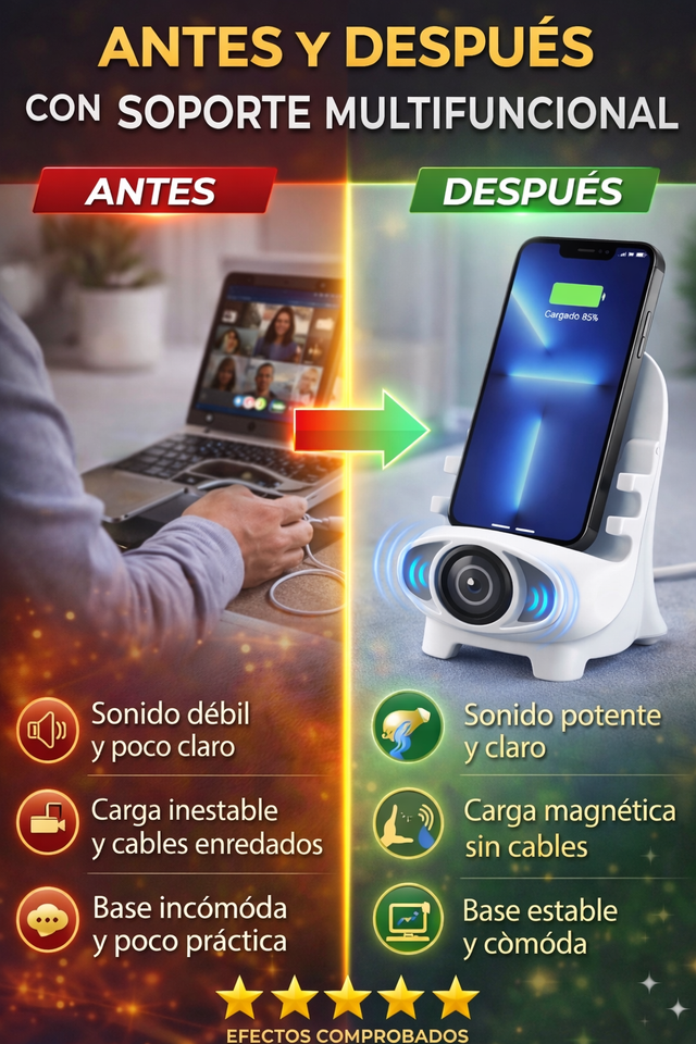 Nuevo Soporte Carga y bocina