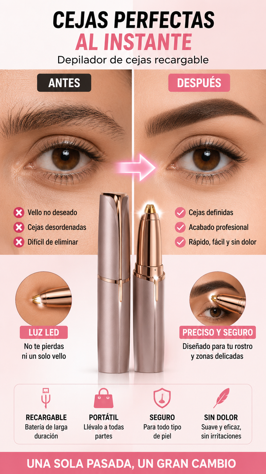 Nuevo Depilador de Cejas Eléctrico Compacto
