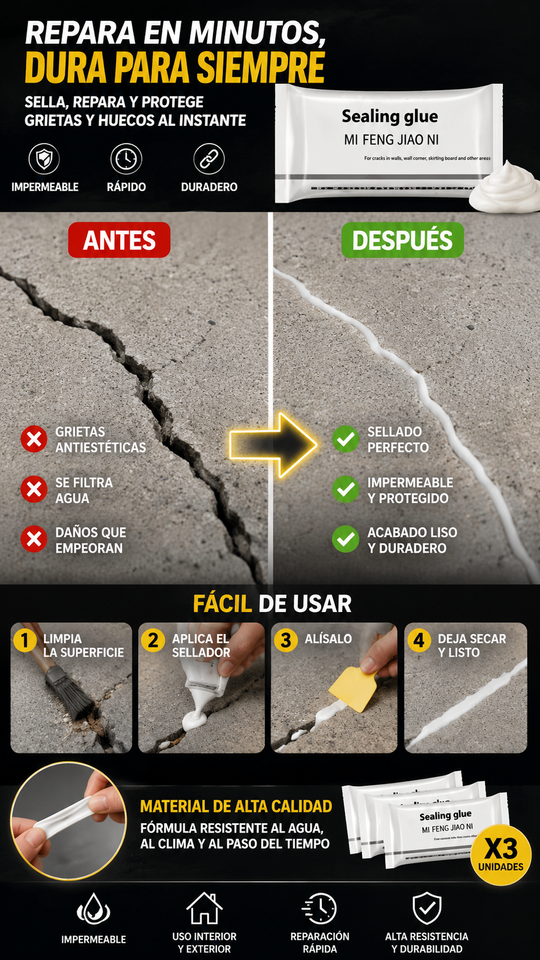 Nuevo Arcilla Selladora Impermeable