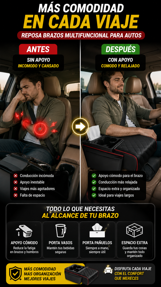 Nuevo Cojín Apoyabrazos Confort Plus