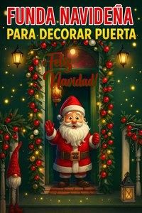 Nuevos Forros Navideños para Puertas (Por la gran variedad y cantidad limitada los modelos son aleatorios)