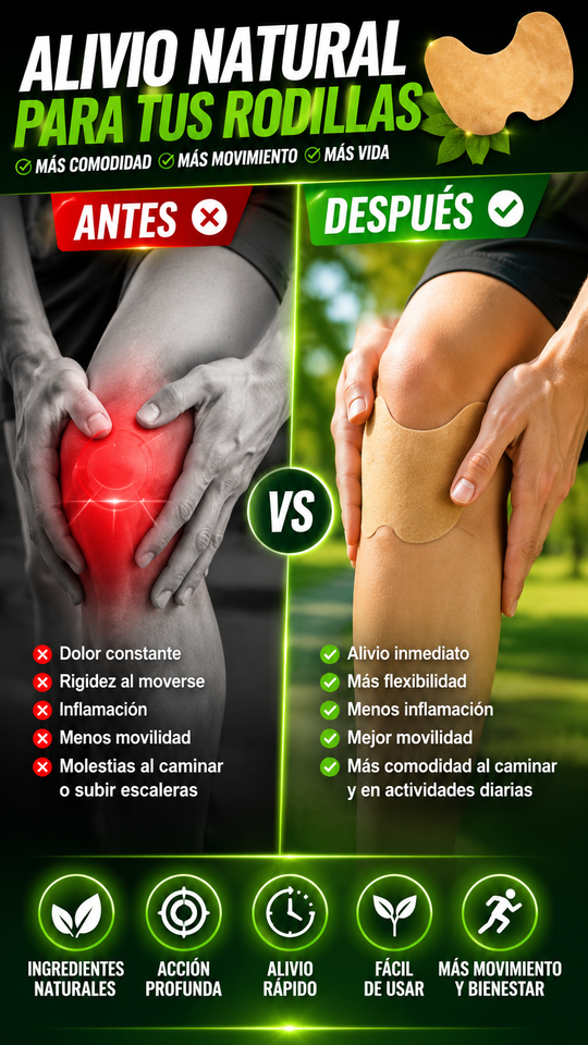 Nuevo Alivio Total para Rodilla y Espalda