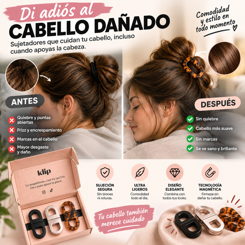 Nuevo Pinzas Magneticas Profesionales Para Cabello