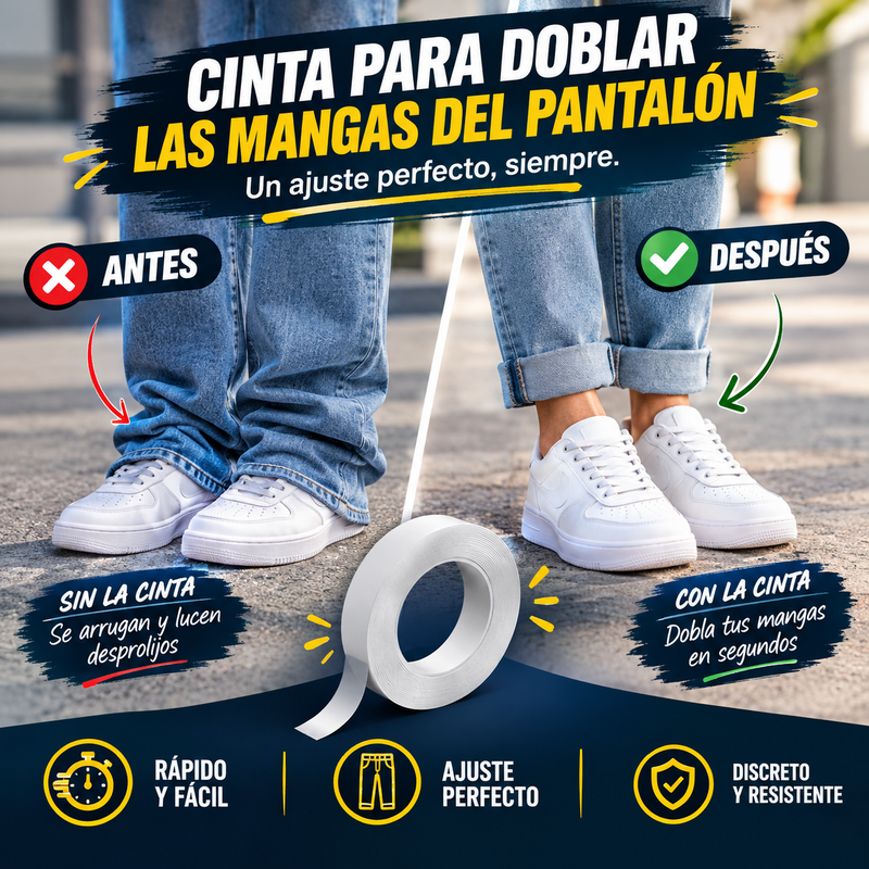 Nueva Cinta Adhesiva para Dobladillos