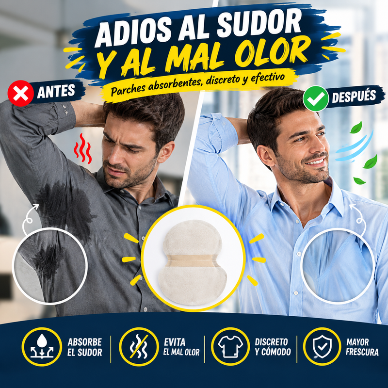 Nuevo Almohadillas Absorbentes Desechables Para Axilas