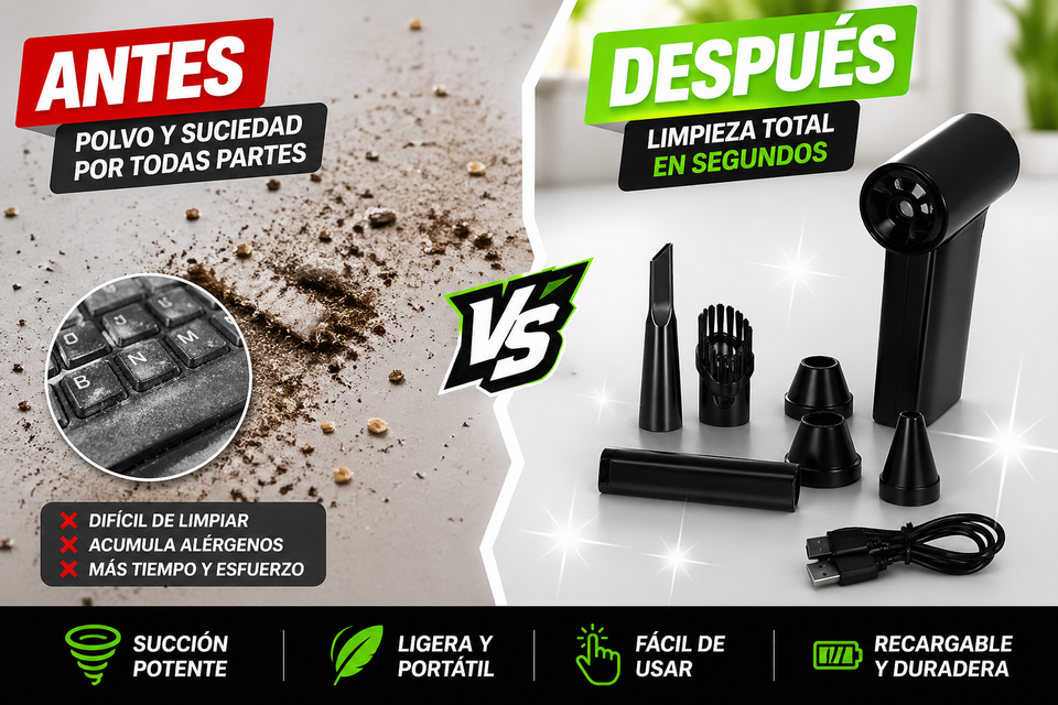 Nuevo Soplador Turbo Portátil Pro Potente