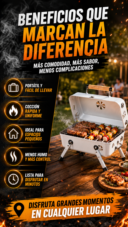 Nuevo Parrilla Portátil BBQ