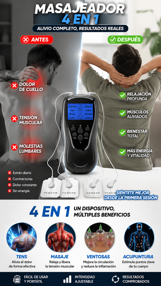 Nuevo Electro Masajeador Total
