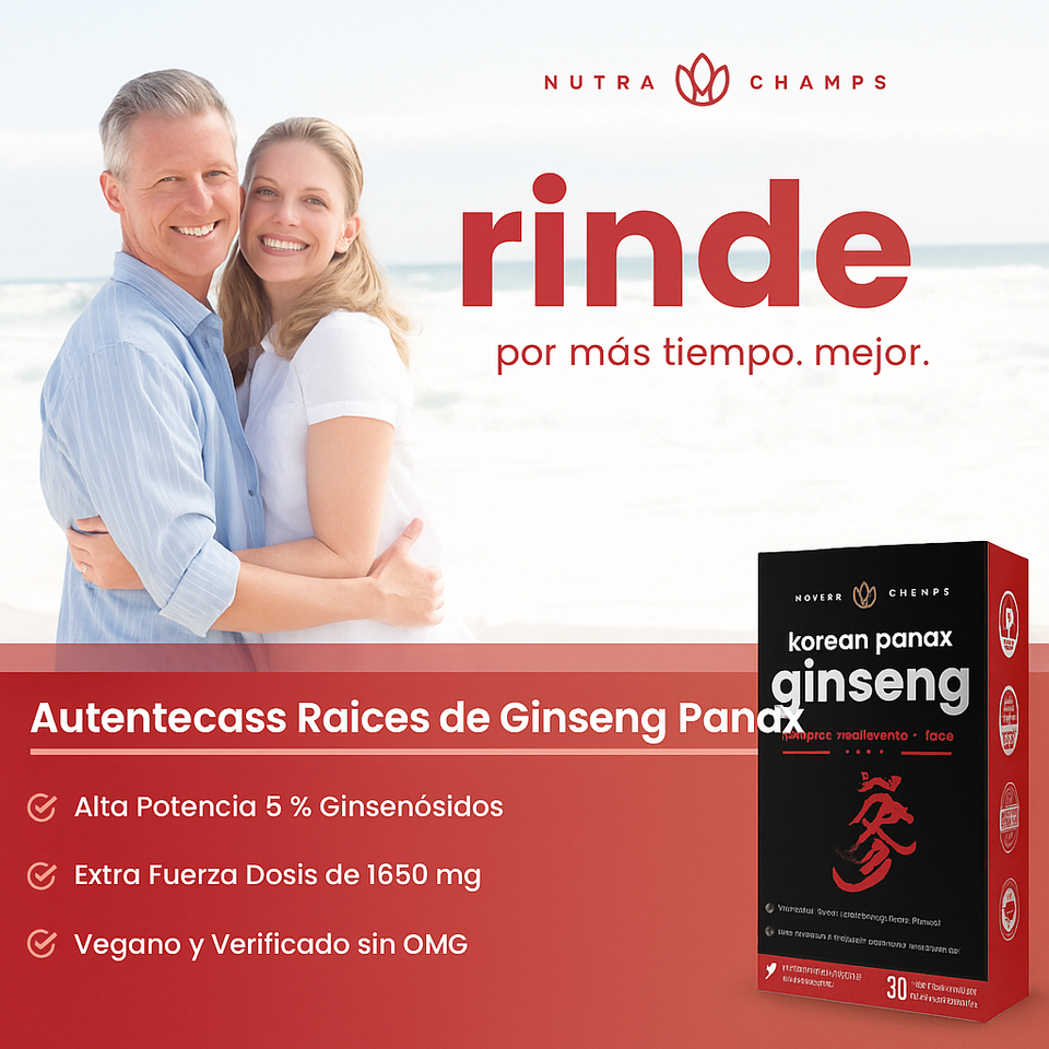 Nuevo Ginseng Rojo Premium 120 Capsula