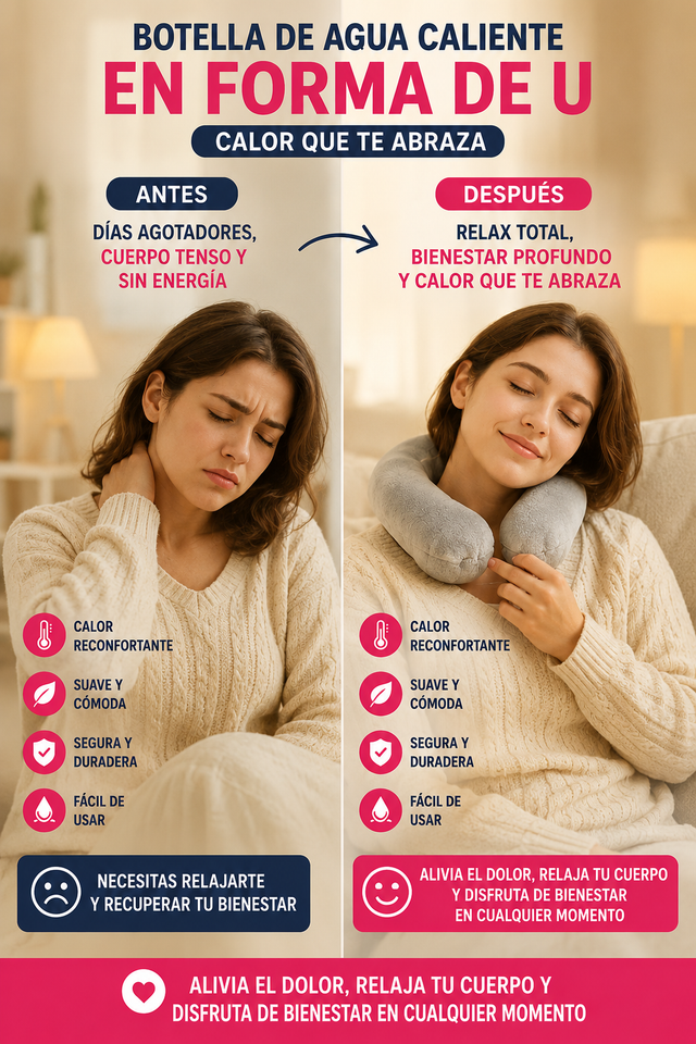 Nuevo Almohadilla Calefactable U-Relax