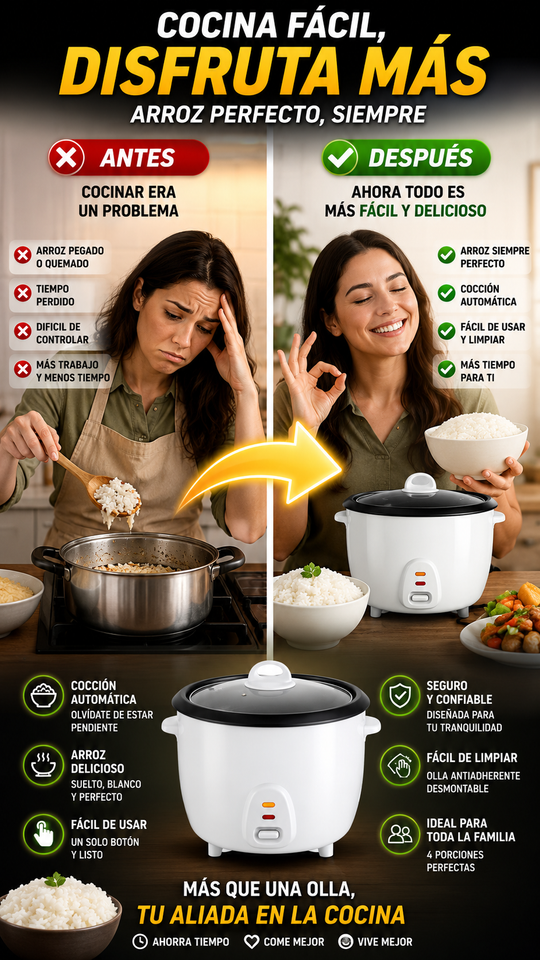 Nueva Olla Multifunción Cocina Fácil Diaria