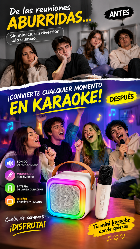 Nuevo Fiesta Vocal Portátil y Fácil