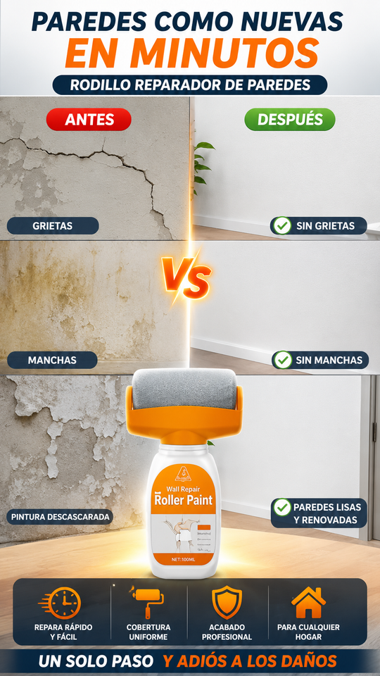 Nuevo Rodillo Reparador de Pared Rápido