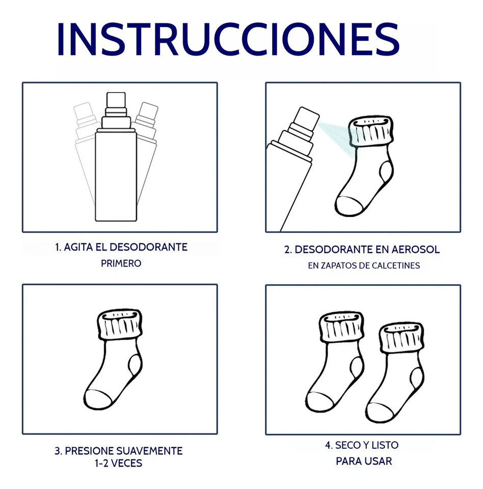 Nuevo Desodorante para Calzado