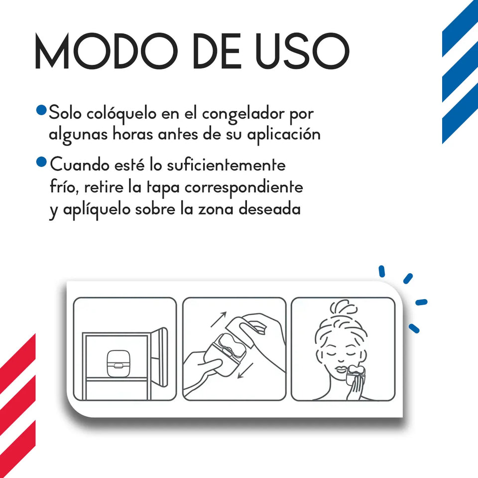 Hielo Facial Doble Cabezal