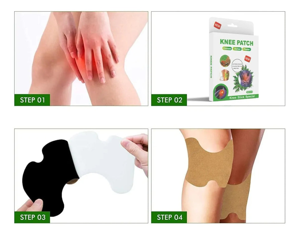 Nuevos PARCHES PARA DOLOR DE RODILLA – HERBAL NATURAL