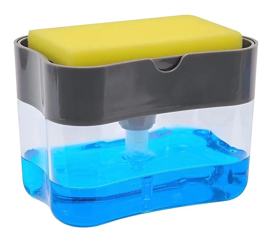 Dispensador de jabón 2 en 1