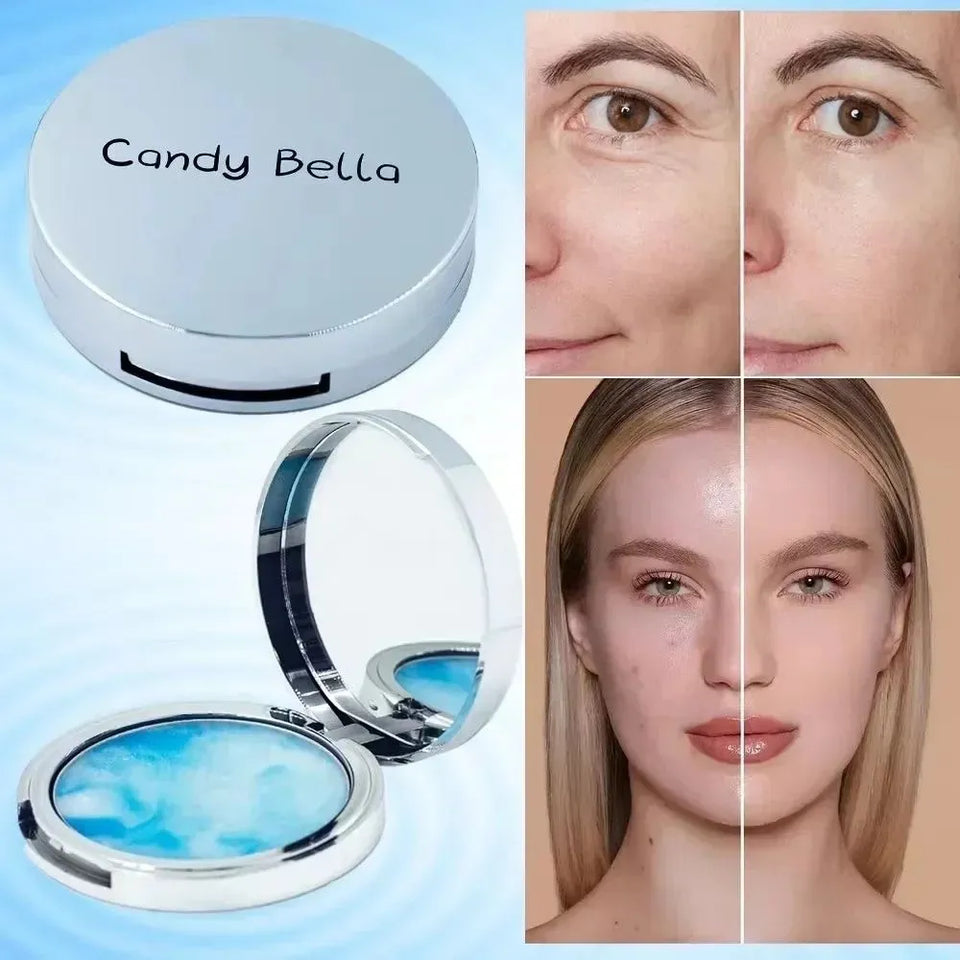 Nuevo Polvo Candy Bella Blue Sky – Adiós al Brillo, Hola Piel de Porcelana