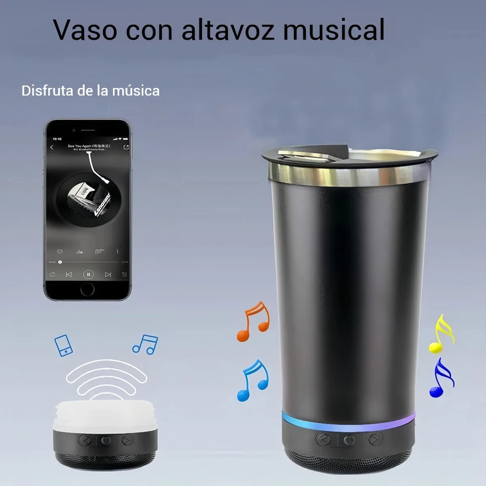 Nuevo Vaso con Bocina Bluetooth