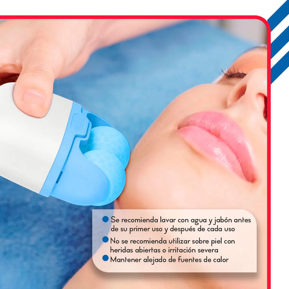 Hielo Facial Doble Cabezal