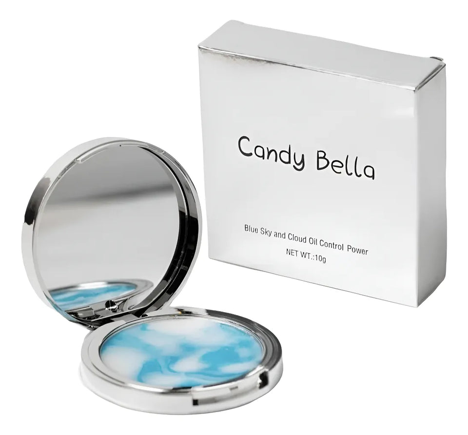 Nuevo Polvo Candy Bella Blue Sky – Adiós al Brillo, Hola Piel de Porcelana