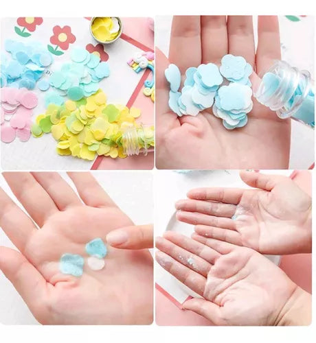 Nuevo pack de 25 Jabones Petalitos Portátiles