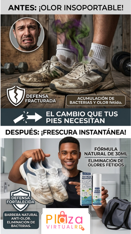 Nuevo Desodorante Herbal en Spray para Pies y Zapatos