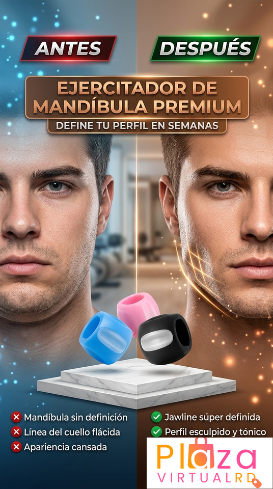 Nuevo Entrenador Facial Mandíbula de Silicona