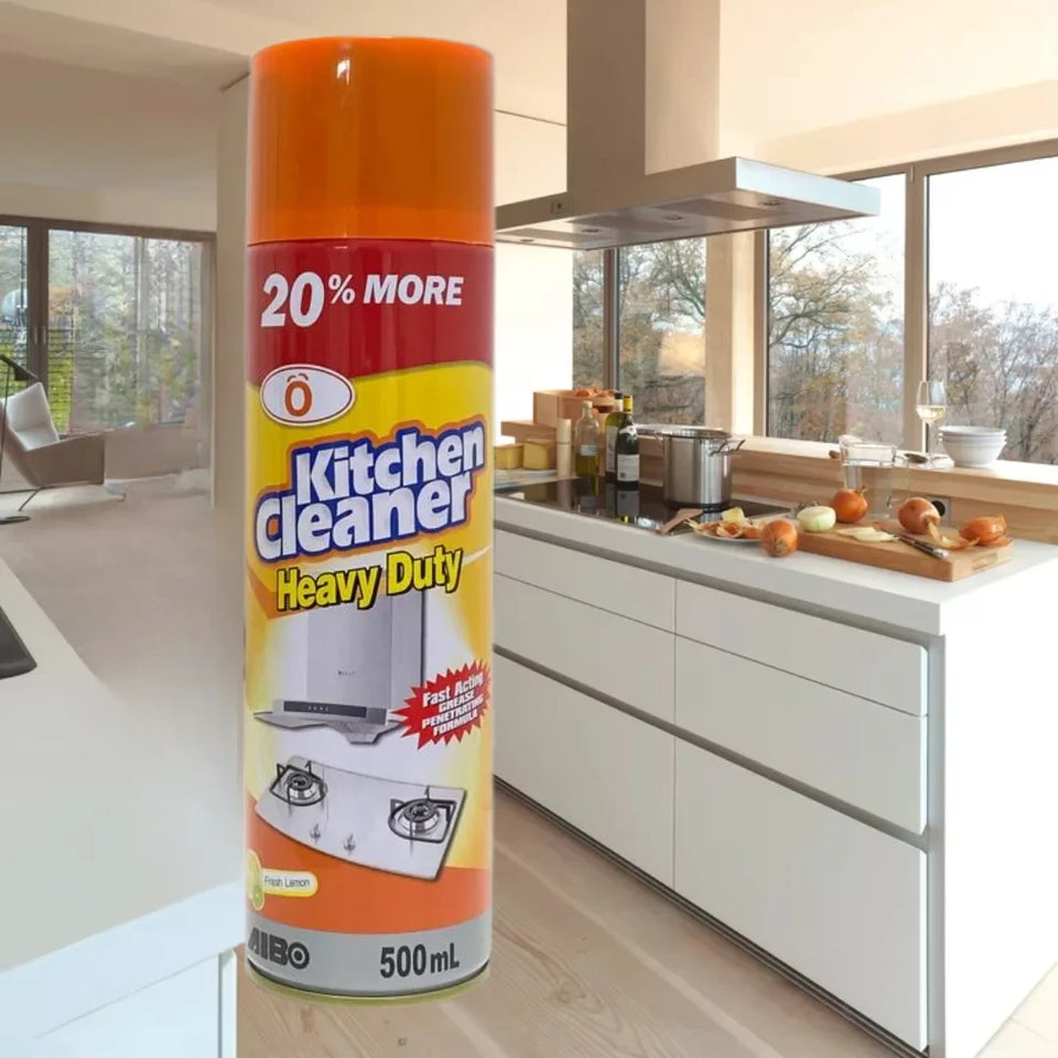 Nuevo Limpiador Espumoso de Cocina – Grasa Fuera sin Esfuerzo