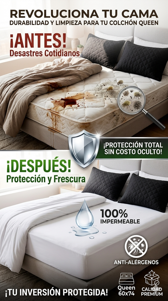 Nuevo Protector De Colchón