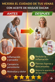 Nuevo aceite de masaje rosa para el cuidado de las venas