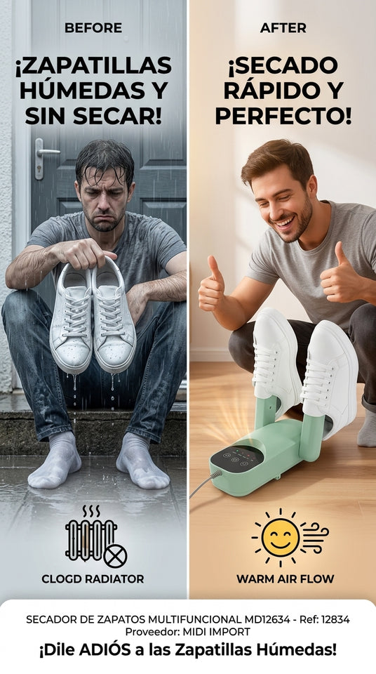 Secador Portátil Plegable de Zapatos