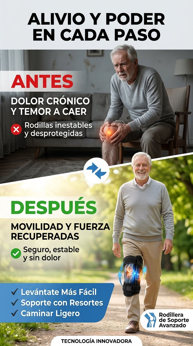 Nuevo Protector de Rodilla Deportivo para Personas Mayores