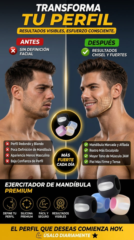 Nuevo Bola Fitness Facial Mandíbula