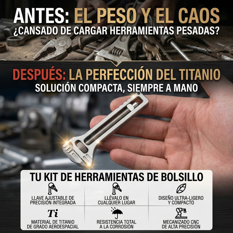 Nueva Mini Llave Multiherramienta de Camping