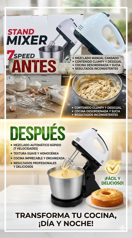 Nuevo Mezclador Maestro de Cocina