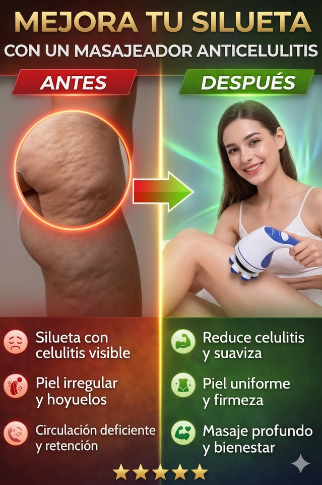Nuevo Masajeador Corporal Vibra Relax Pro
