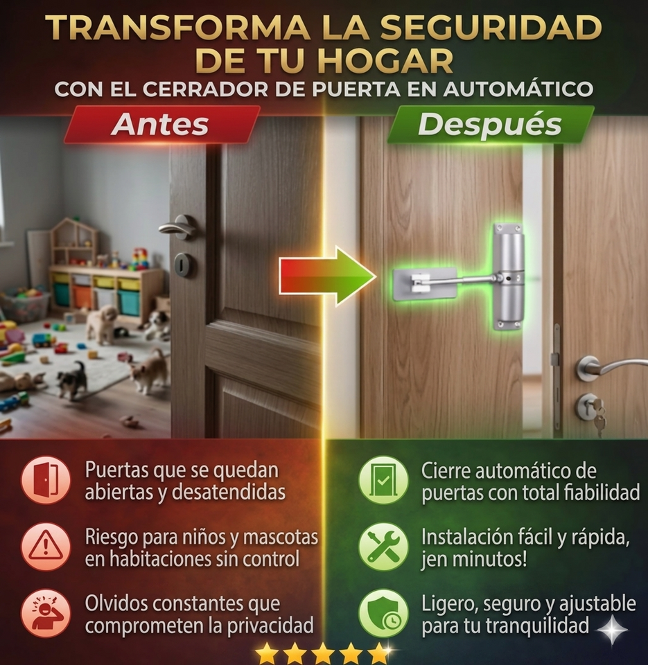 Nuevo Cierre automático fácil y seguro