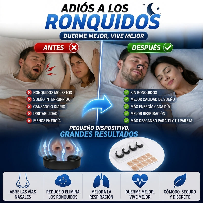 Nuevo Dilatador Nasal Magnético Antirronquidos